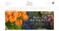 Desktop Screenshot of flowersonbroad.com